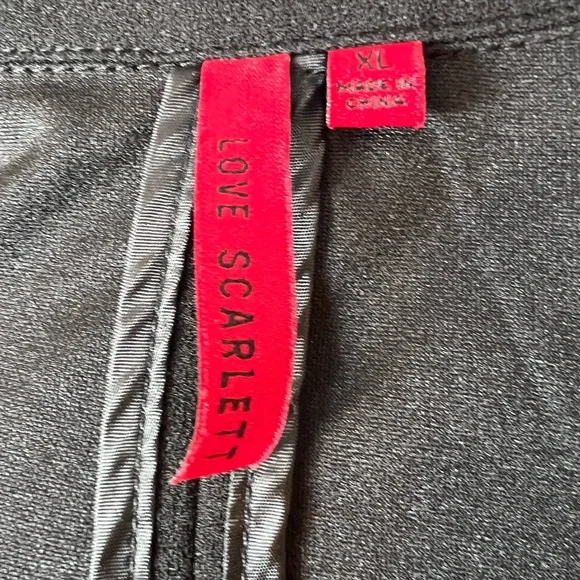 LOVE SCARLETT women black 3/4 sleeves blazer/size XL - Picture 8 of 8